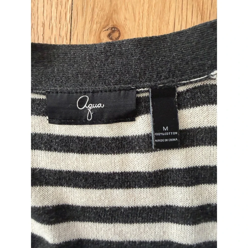 Aqua longline cardigan